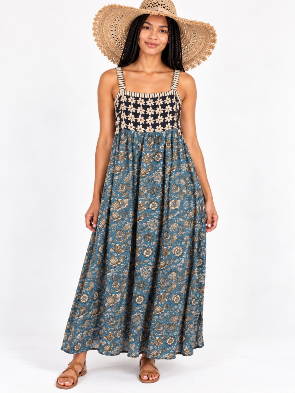 Natural Life Patti Side Slit Maxi Dress